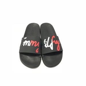 tommy hilfiger slide ons